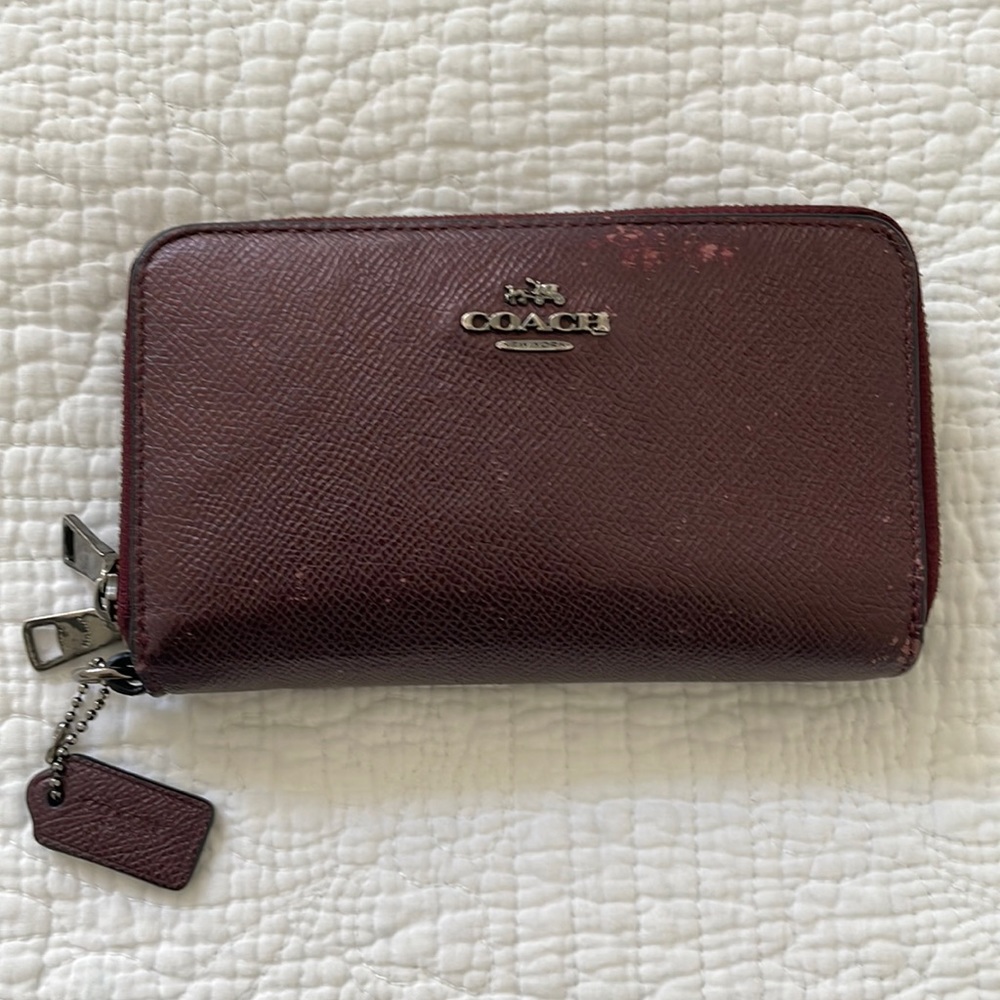 Coach Double Zip Wallet